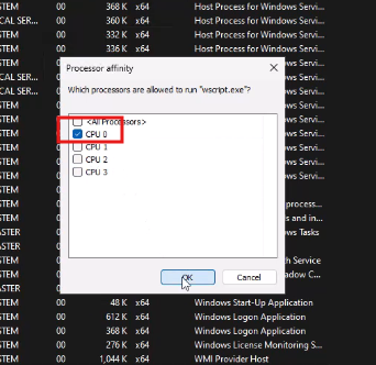 image-3 Windows İşlem Önceliklendirme ve Core Atama