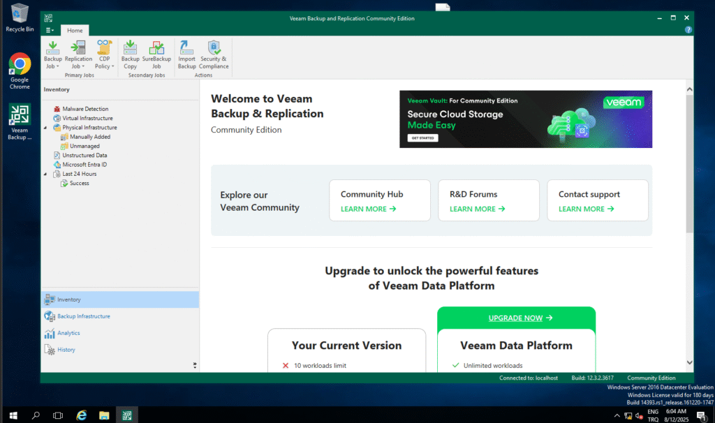 image-11-1024x606 Veeam Backup & Replication Kurulum Rehberi